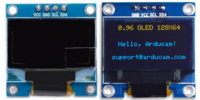 two types of SSD1306 OLED screen